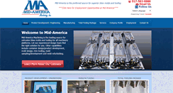 Desktop Screenshot of mid-americamachining.com